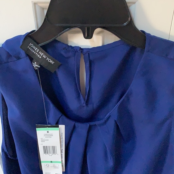 Jones New York Sleeveless Blouse - Picture 3 of 7